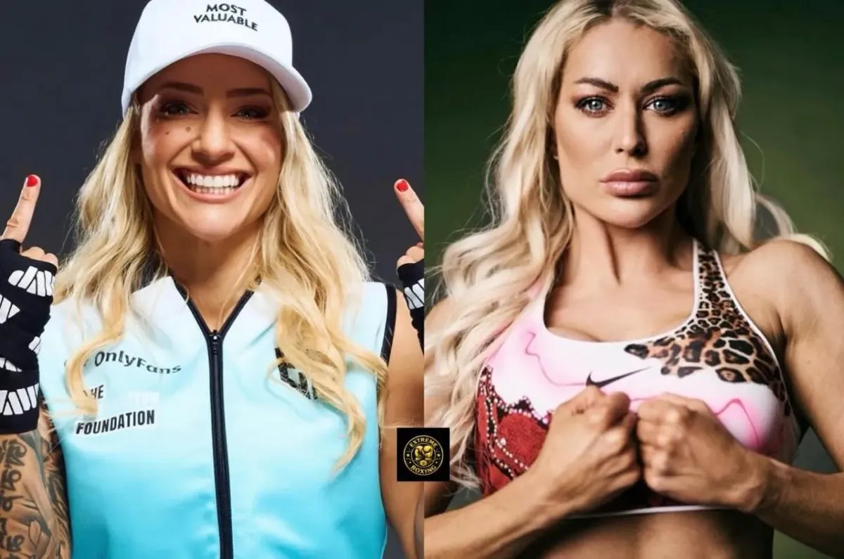 Boxerka na váze přelepila intimní partie jen páskou. Soupeřka se také ukázala